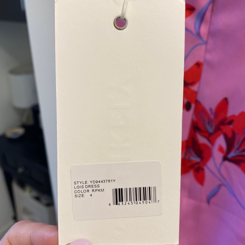 Likely Lois Dress in pink floral Size 4 NWT - Picture 3 of 5